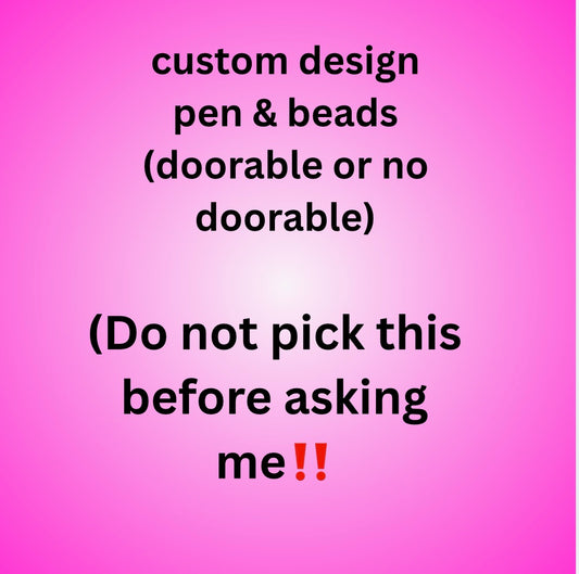 Custom Design and build/ Do not add unless I tell you too.