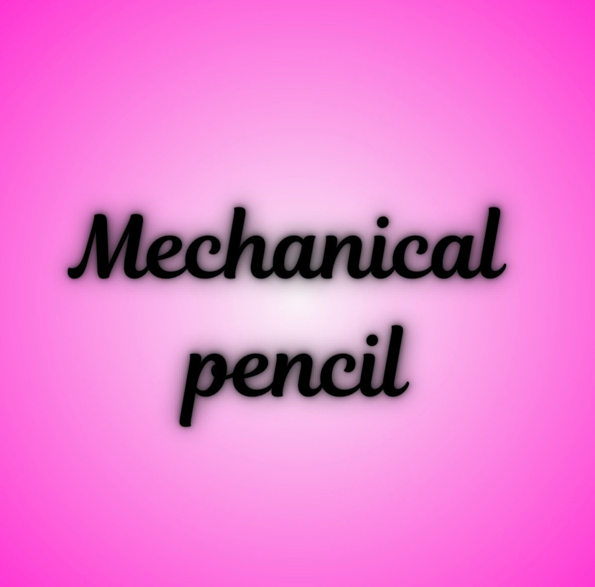 Mechanical pencil